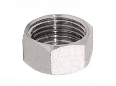 Заглушка латунная Gross 1 ВР никель