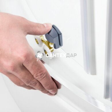 Душова кабіна Lidz Wieza 80x80 високий скло Linie