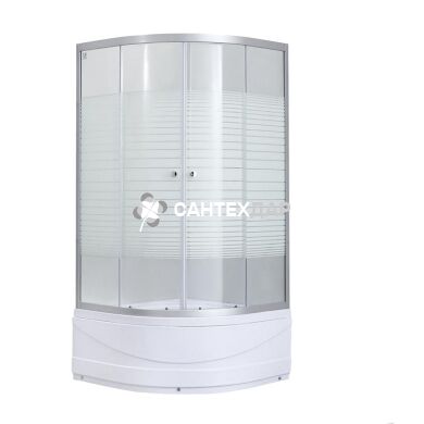 Душова кабіна Lidz Wieza 80x80 високий скло Linie