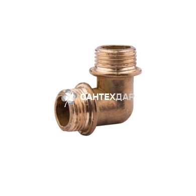 Колено латунное KD 1/2" НН усиленное