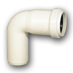 Колено ПП внутренней канализации Ostendorf 40х87&deg; белое