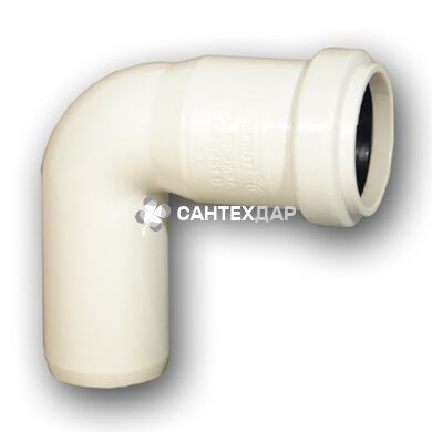 Колено ПП внутренней канализации Ostendorf 40х87&deg; белое