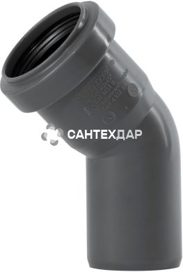 Колено ПП внутренней канализации Ostendorf Safe 32х45&deg;