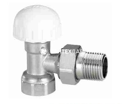 Кран радіаторний Emmeti для термоголовки 1/2" кутовий