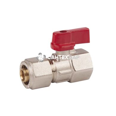 Кран шаровый для металлопластиковой трубы SD Forte 16х1/2" ВР