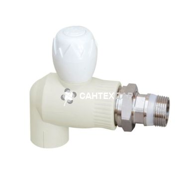 Кран шаровый радиаторный PPR Blue Ocean 25х3/4" угловой PPSU