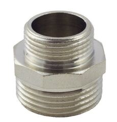 Нипель латунный переходной FADO 2х1 НН никель