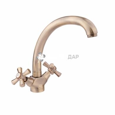 Смеситель кухонный буксовый Q-Tap Liberty ANT 273F на гайке