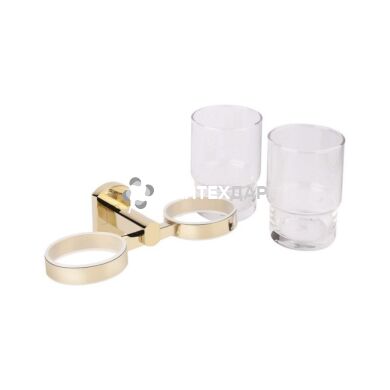 Стакан настенный QT Liberty ORO 1155 двойной