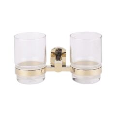 Стакан настенный QT Liberty ORO 1155 двойной