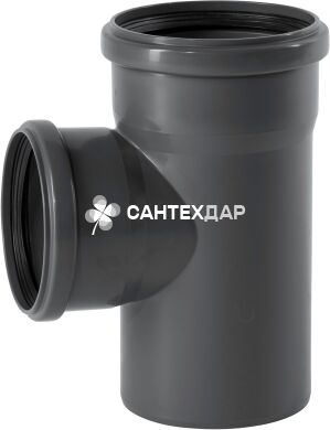 Трійник ПП внутрішньої каналізації Ostendorf Safe 110/75х87&deg;