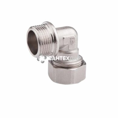 Угол металлопластиковый обжимной SD Forte 16*1/2 НР