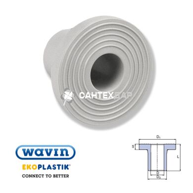 Бурт ППР Wavin Ekoplastik 75 мм
