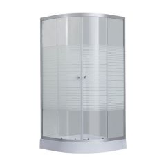 Душова кабіна Lidz Wieza 90x90 низький скло Linie