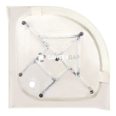 Душова кабіна Lidz Wieza 90x90 низький скло Linie