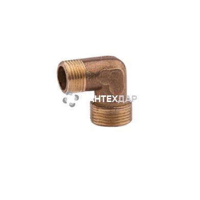 Колено латунное KD 3/4"х1/2" НН усиленное