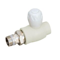 Кран шаровый радиаторный PPR Blue Ocean 25х3/4" прямой PPSU