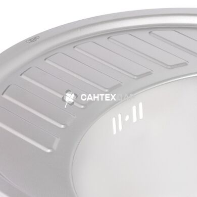 Мийка кухонна з нержавіючої сталі Qtap 5745 Micro Decor 0,8 мм