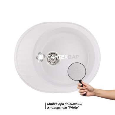 Мийка кухонна Qtap CS 6151 WHI