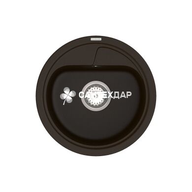 Мийка кварцева Vankor Polo PMR 01.44 Chocolate + сифон