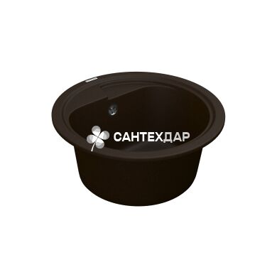 Мийка кварцева Vankor Polo PMR 01.44 Chocolate + сифон