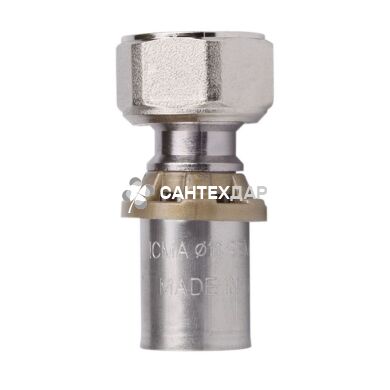 Муфта металопластиковая с накидной гайкой ICMA SEMPITER&reg; 16х1/2 ВР №416