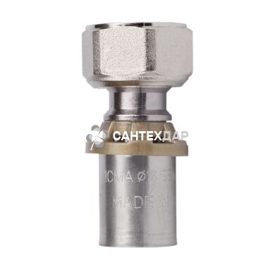 Муфта металопластиковая с накидной гайкой ICMA SEMPITER&reg; 16х1/2 ВР №416