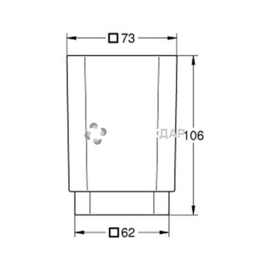 Стакан Grohe Selection Cube 40783000