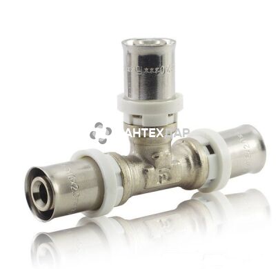 Тройник металлопластиковый пресс FADO 26x26x26 мм