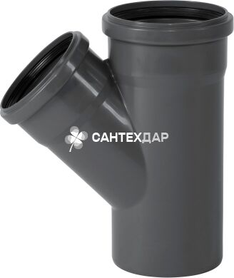 Трійник ПП внутрішньої каналізації Ostendorf Safe 125/110х45°