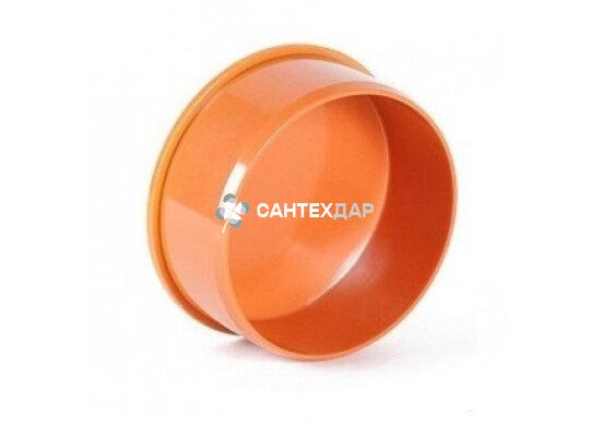 Заглушка ПВХ наружной канализации Ostendorf 200 мм
