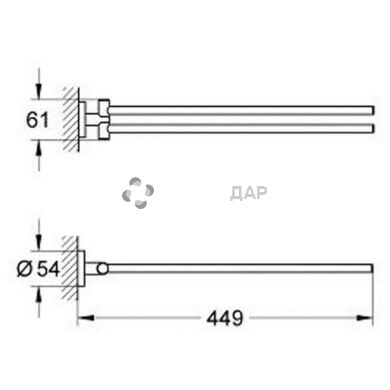 Тримач для рушника Grohe Essentials 40371001