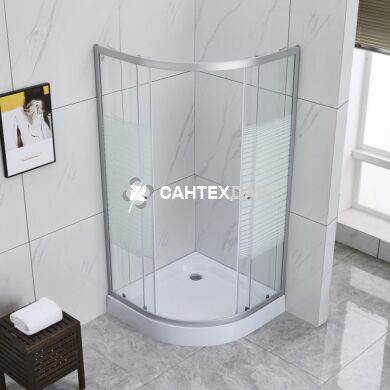 Душова кабіна Lidz Wieza 80x80 низький скло Linie