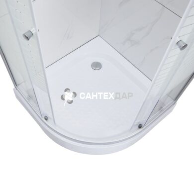 Душова кабіна Lidz Wieza 80x80 низький скло Linie