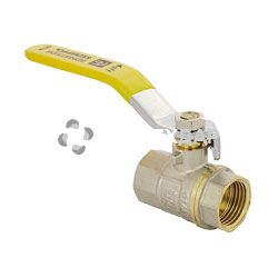 Кран шаровый для газа АБ 1/2" ВВ ручка