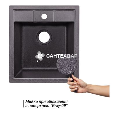 Мийка кухонна Lidz 460х515/200 GRF-13