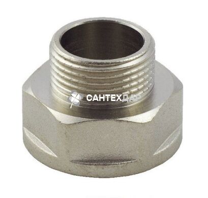 Переходник латунный FADO 1 1/2x1 1/4 ВН никель