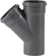 Тройник ПП внутренней канализации Ostendorf Safe 125/125х45&deg;