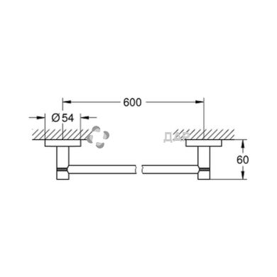 Тримач для рушника Grohe Essentials 40366001