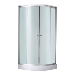 Душовий бокс Lidz TANI 90x90.GR низький скло Fabri стінки BLA Lidz