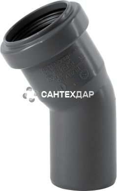 Коліно ПП внутрішньої каналізації Ostendorf Safe 40х30&deg;