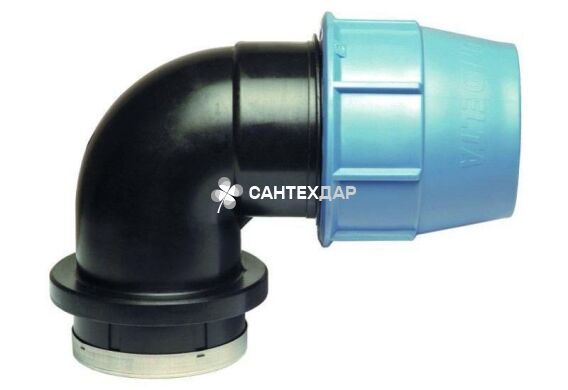 Колено для труб ПНД Unidelta 32х3/4" ВР