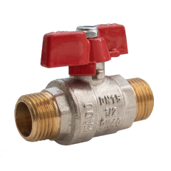 Кран шаровый FADO New PN40 1/2" НH бабочка