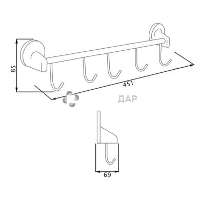 Гачок Lidz (CRM) -115.08.05