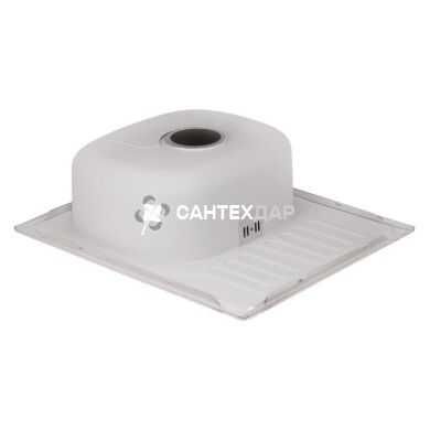 Кухонная мойка из нержавейки Qtap 5848 Micro Decor 0,8 мм