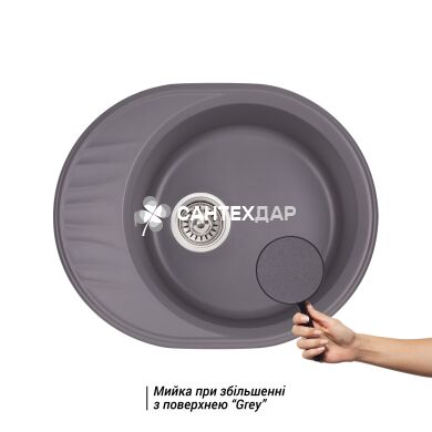 Мийка кухонна Qtap CS 6151 GRE