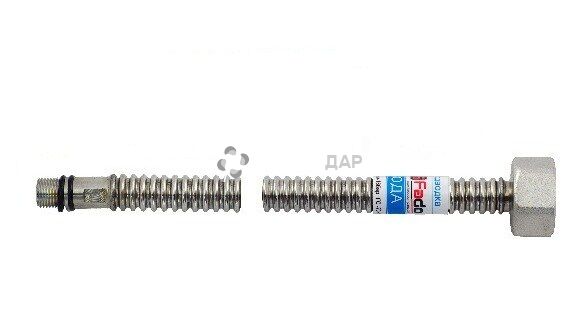 Подводка гибкая Fado для смесителя гофрированная нержавеющая М10х1/2" 0.4 м
